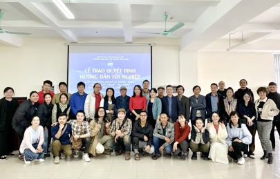 LỄ TRAO QUYẾT ĐỊNH HƯỚNG DẪN TỐT NGHIỆP HỆ ĐÀO TÀO TRÌNH ĐỘ THẠC SỸ KHÓA 24 (2022-2024)